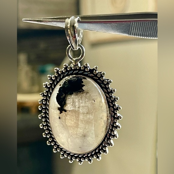 Rainbow Moonstone “The Visionary Stone” Pendant - Picture 5 of 6